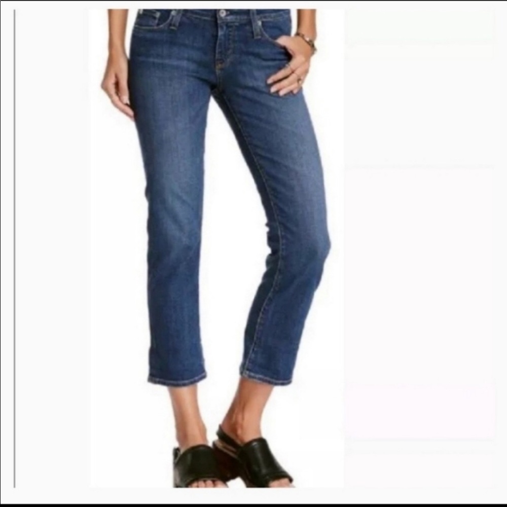 Big Star Rikki cropped jeans. Low rise.